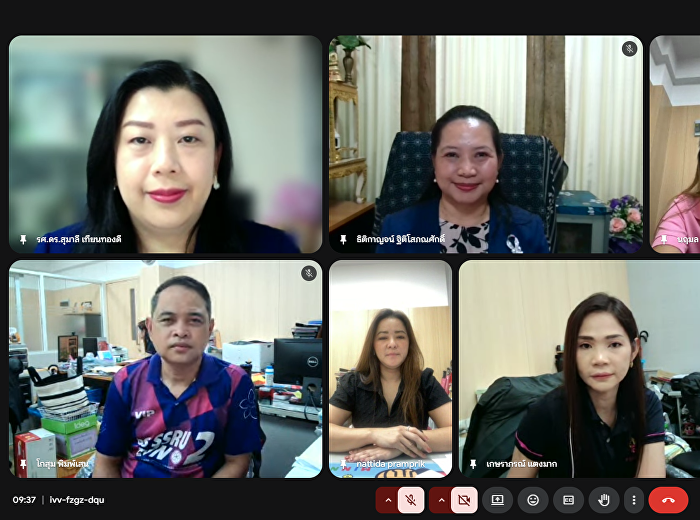 หน่วยตรวจสอบภายใน
สัมภาษณ์เก็บข้อมูลการเบิกจ่ายฯ
ผ่านระบบออนไลน์ (ต่อเนื่อง)